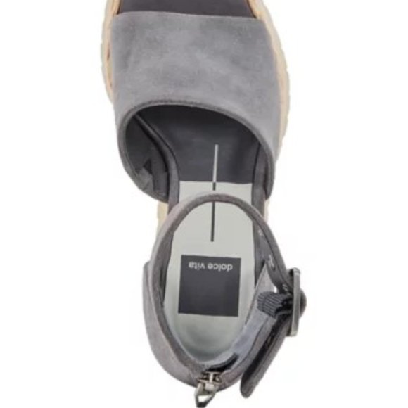 Dolce Vita Parle Ankle Strap Wedge Sandals - Picture 6 of 8